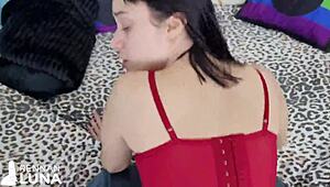 gabbie luna’s first married dp anal with two huge cocks