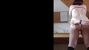 i watched my french slave endure flogging and gagged submission