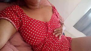 Little Red Riding Hood Masturbates Like a Goddess, Wet Pussy Fingering