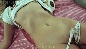 stepdaughter shocked to see him sneaking into her room, what are you doing here?