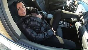 Risky Outdoor Sex with Curvy Milf Goddess is Insanely Hot!