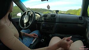 Hey, ever had a wild handjob on a public road?