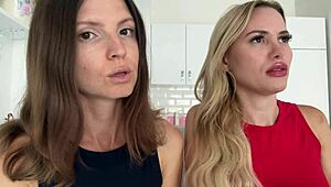 risky casting interview with blonde