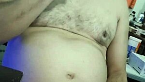 Ezsosa Update 34: Curvy Exhibitionist Flashes Fat Cock in Bedroom