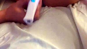 richelle rose masturbates with huge wand and cums multiple times in 4k close up