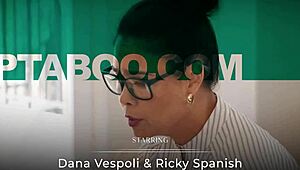 Teacher Dana Vespoli gives Ricky Spanish a taboo helping hand in wild POV action. Big ass included!