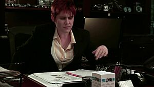 lily cade suggestively interacts with jay taylor in stockings