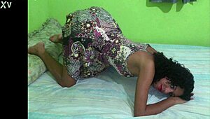 Jade teases her husband in lingerie