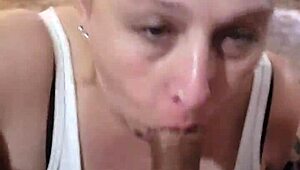 Wife Gives Hot Blowjob
