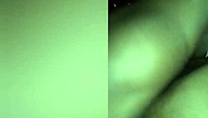 Sweet ebony milf with big ass takes monster black cock deep.