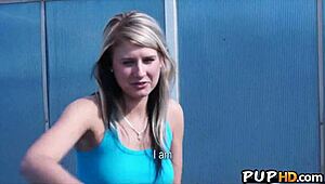 I picked up hot teen Tracy Anderson for public fucking