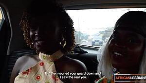 passionate ebony lesbians squirt from intense fingering