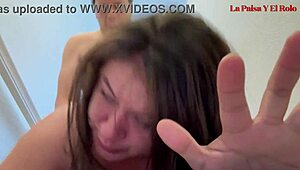 la paisa says, 'watch me squirt on the staircase after that anal'