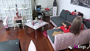 Colombian Mom Vanessa Breaks 18-Year-Old Nico’s First Time!