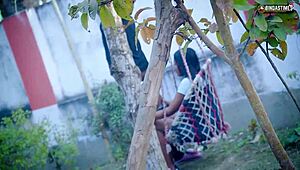 OMG, Desi Step Sister Sucks Huge Lund in Public Garden! 😲