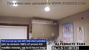 Minnie Rose's Pussy Gets Blasted With Cum In Backstage Latex Scene.