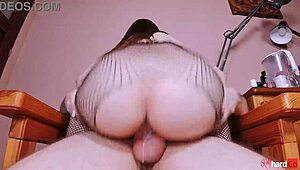 Man, I’m riding reverse cowgirl and squirting out a massive pussy creampie!