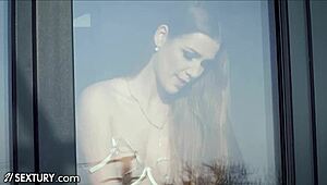 火辣欧洲美女被双重插入猛干 😍