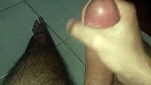 this brazilian guy is masturbating his monster cock and cumming so hard 😩