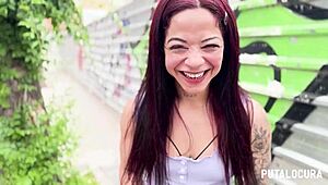 Brenda Kitty feels intense passion riding Torbe's cock. After being caught in the bedroom.