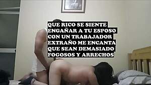 alba�il se mete a mi cuarto parte dos y me cacha de perrito y me mete la puntita por el culito