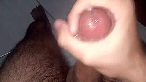 this brazilian guy is masturbating his monster cock and cumming so hard 😩