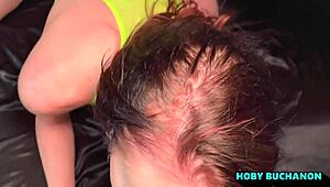 Cecelia Taylor's tight 18-year throat and cunt slammed hard