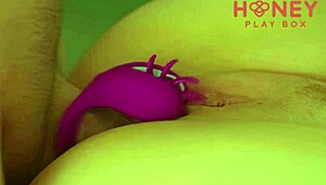Extreme closeup pussy fucked hard with cock ring!