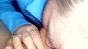 sexy blonde sucking dick with big tits and ass 😈