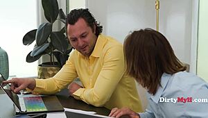 Karen’s got a messy issue with the boss that’s shaking up office sex dynamics