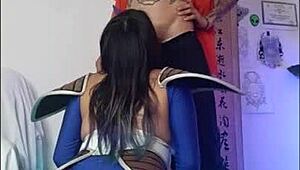 vegueta's transformation gives her big tits and tempting pussy