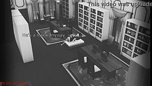 the bookworm wife cheats and fucks a stranger at the library on cam