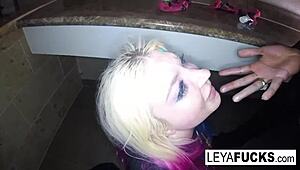 Hooker Escapes Snowy Streets with Anal for Pimp