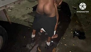 wife has amateur sex with black guy on the street