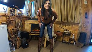 Beautiful Milf Housewife Teases with Her Hungry Tight Pussy