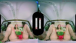 dani jensen as poison ivy gets fucked doggystyle in vrcosplayx reality scene.
