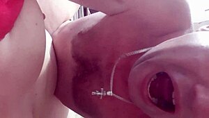 MILF wife gets fucked hard with big tits bouncing