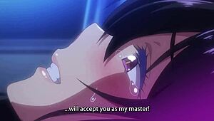 Busty succubus in glasses sucks as my step mom in this anime hentai fantasy with big tits