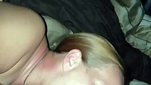 She sucks my cock with intense blowjob and enjoys the sex