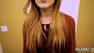 Innocent Ginger Keaton Dildo Fucks Her Pussy and Gets Deeply Banged Hard