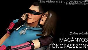 lonely widow shares erotic audio in hungarian