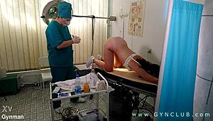 Medical fetish exam turns wild at the hospital. The patient didn’t expect this kind of checkup!