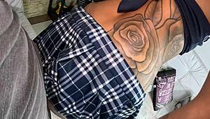 Everything happened with novice Gabriela Santos behind the cameras