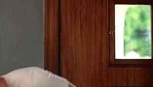 Soldier returns home for threesome with gay roommates and monster cocks.