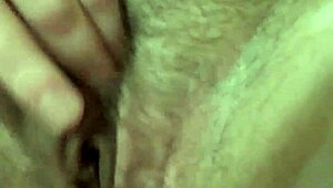 tight hairy pussy rubbing