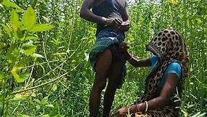 desi bhabhi screams 'hard fuck my ass outdoors!'