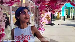 Cum Out With Me Like This, Latina Flashing On Street