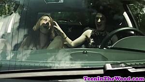 stranded teen 18+ gets banged hard in missionary position