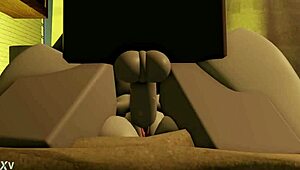 dummy woman rides in cowgirl position, getting creampie and cum dripping from pussy while riding hard and spreading legs.