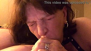 Granny Carmen delivers epic cock sucking. Throwback POV action with intense close-ups.
